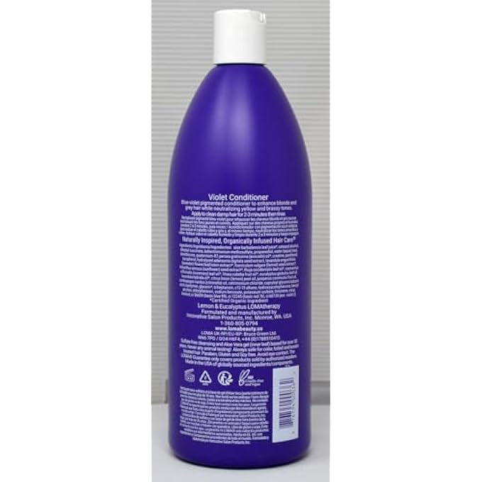 Loma HAIR CARE VIOLET CONDITIONER, LEMON/EUCALYPTUS, 33.8 FL OZ - Image 2